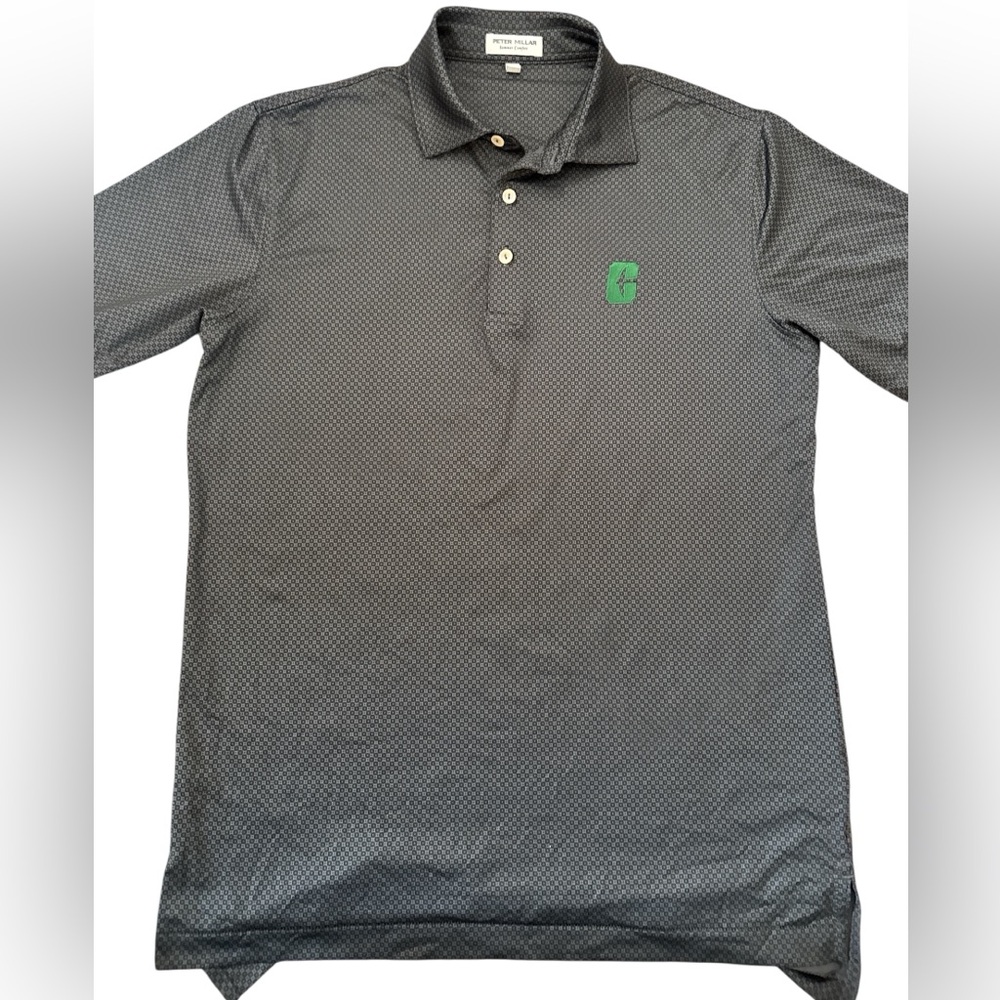 Peter Millar Geometric Micro-Pattern Button-Down … - image 3